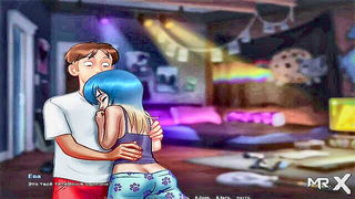 Summertime Saga Anime Twink Hugged - nude porn video
