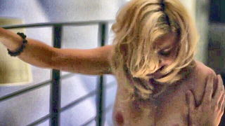 Sally Golan Blonde Bed Kiss naked girls scene in HD