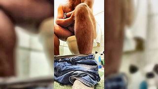 Amateur hairy man toilet scat naked girls scene in HD