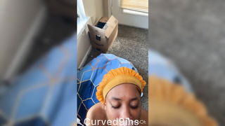 Ebony Curvy Facial Deepthroat naked girls scene in HD
