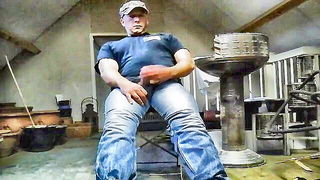 Farmer DILF Thick Cock Handjob - nude porn video