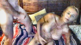 Amateur blonde wife doggy style - nude porn video