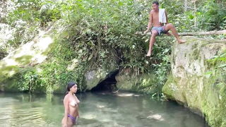 Saraymike Stepsister Outdoor Anal naked girls scene in HD
