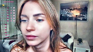 Wild Orchid blonde webcam tease - nude porn video