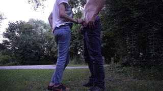 Ebony roadside handjob doggystyle - nude porn video