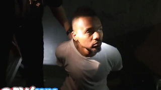 Blonde cop BBC threesome - nude porn video