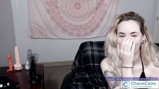 ScarletteMoonXO MILF dildo tease - nude porn video