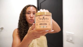 Curly Muscle Mommy Gym Tease - nude porn video