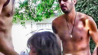 Young Twink Outdoor Threesome - nude porn video