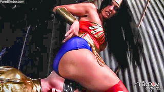 Jade Indica Wonder Woman Facesitting - nude porn video