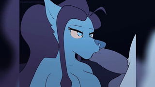 Animated Furry Wolf Girl Shower - nude porn video