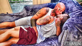 Tattooed Bodybuilder Tops FTM Stud naked girls scene in HD
