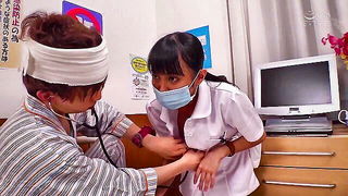 Rika Aimi nurse fingering naked girls scene in HD