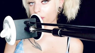 Arilove ASMR pacifier gag JOI - nude porn video