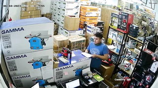 Asian Warehouse Worker Solo - nude porn video