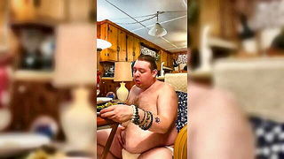 Chubby Gay Beach Feeding naked girls scene in HD