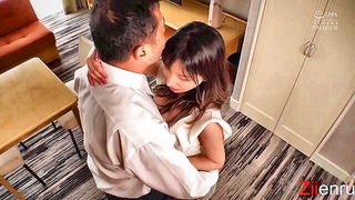 Japanese stepdaughter wall creampie - nude porn video