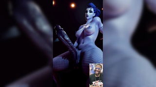 Trans Widowmaker Big Tits JOI - nude porn video