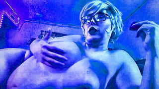 Syn Thetic Busty Trans BBW naked girls scene in HD
