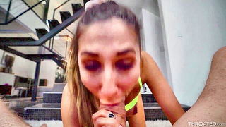 Gianna Dior Bikini POV Oral naked girls scene in HD