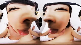 Seductive Asian student POV - nude porn video