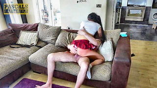 Evangeline Love MMF Threesome naked girls scene in HD