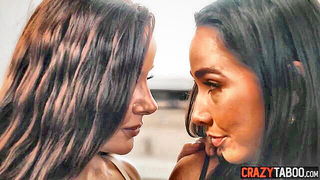 Shower Lesbian Kissing Passion naked girls scene in HD