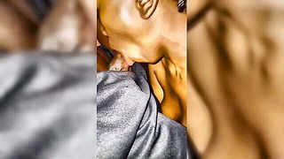 Amateur ebony blowjob thick cumshot naked girls scene in HD