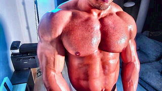 Bishop Angus Flexing Brief Bulge - nude porn video