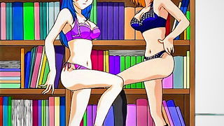 Ecchi Soudanshitsu Yuri Tribbing naked girls scene in HD