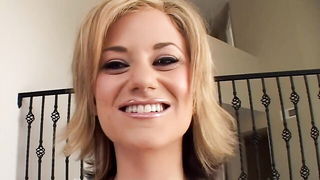 Alex Devine Red Stockings Tease - nude porn video