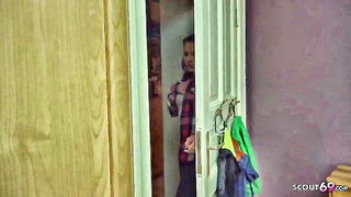 Marie German stepsister handjob - nude porn video