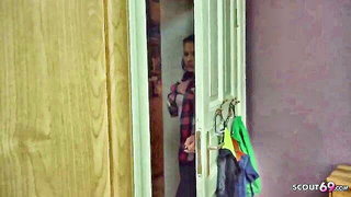 Marie German stepsister handjob - nude porn video