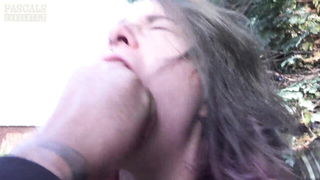 Emily Addams outdoor fingering naked girls scene in HD