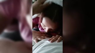 Chubby Latina Girlfriend Blowjob naked girls scene in HD