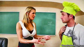 Tanya Tate classroom seduction - nude porn video