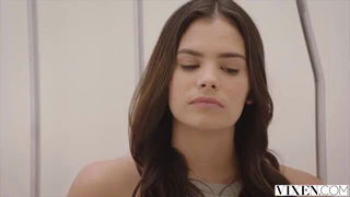 Asian teen babe deepthroat naked girls scene in HD