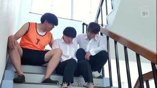Kuraki Hana schoolgirl bathroom blowjob - nude porn video