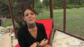 Lesia solo by the pool naked girls scene in HD