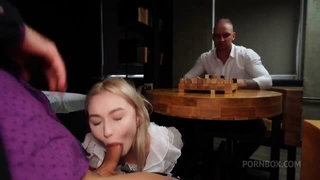Sara Bork double penetration naked girls scene in HD