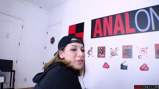 Latina giving sloppy POV blowjob naked girls scene in HD