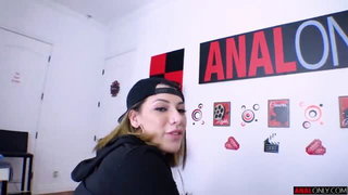 Latina giving sloppy POV blowjob naked girls scene in HD
