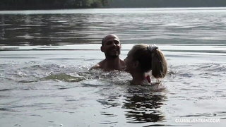 Mary Rock lake bikini tease - nude porn video